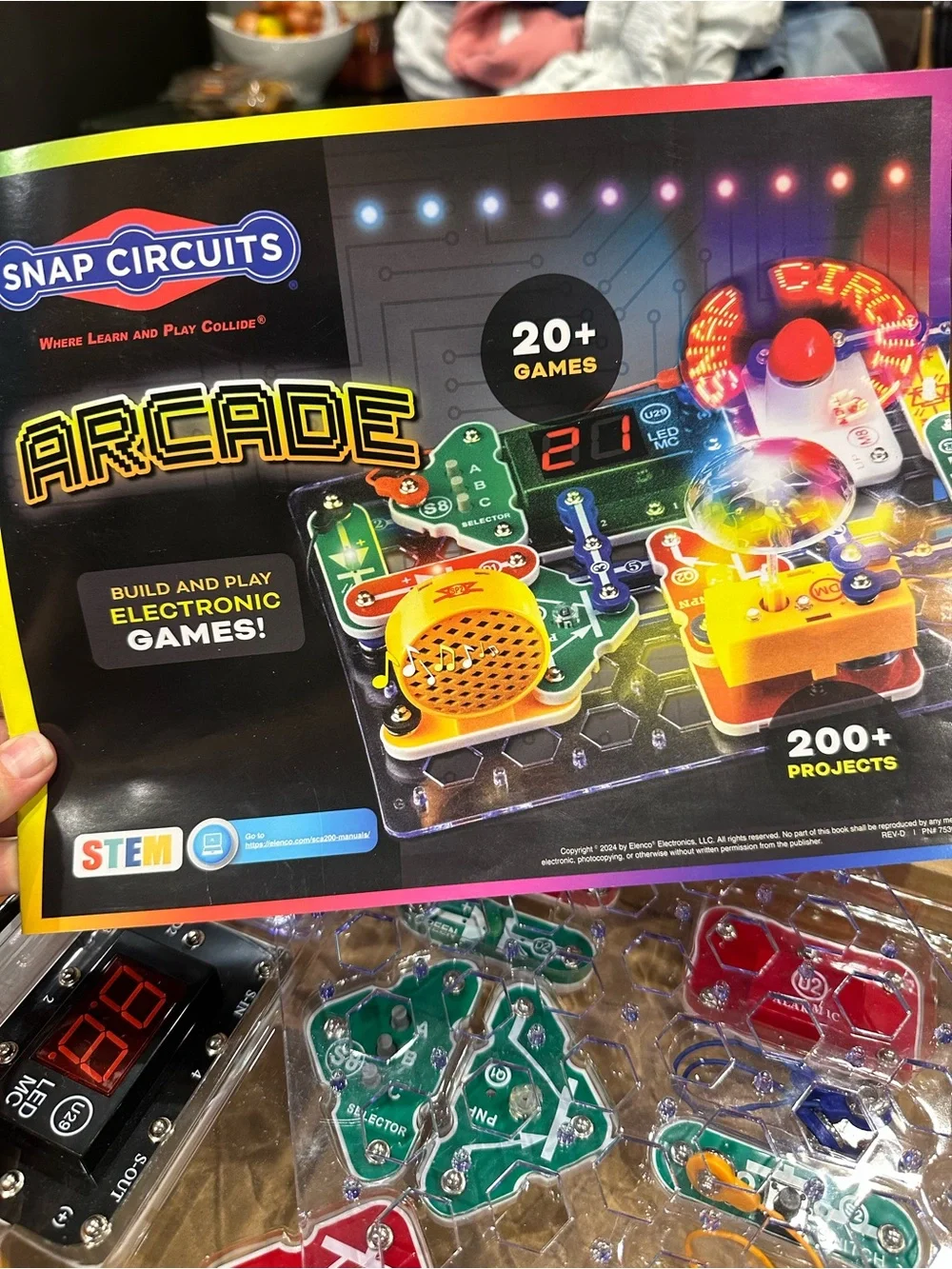 Snap Circuits Arcade Electronic Kit STEm science toy set complete EUC